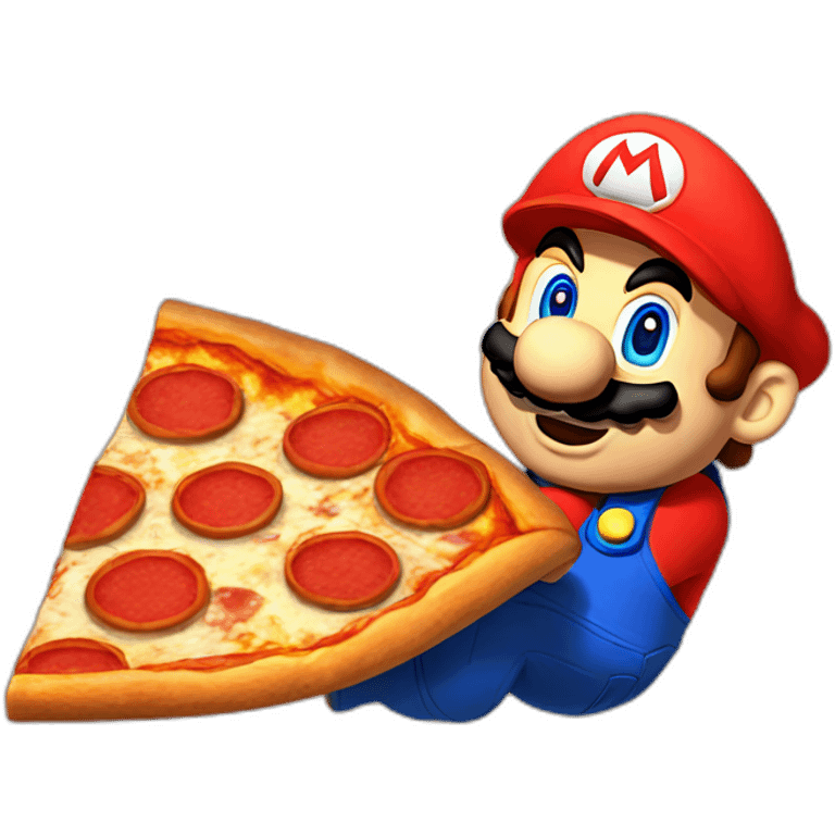 Mario-eating-pizza emoji