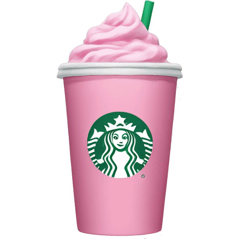 pink starbucks tea drink emoji