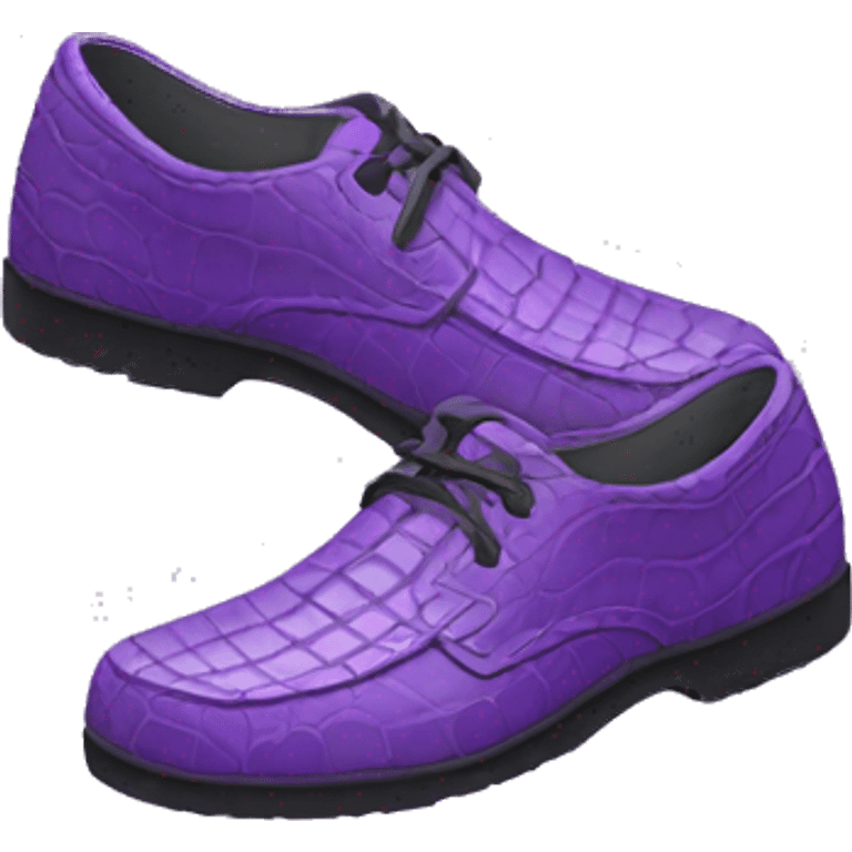 purple croc shoe emoji