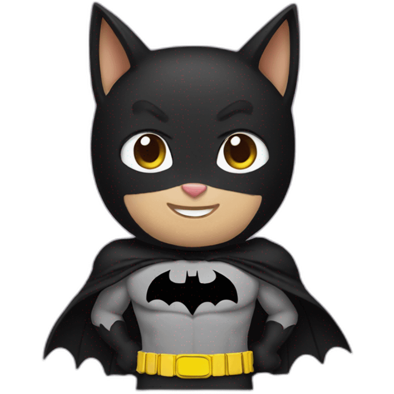 cat batman emoji