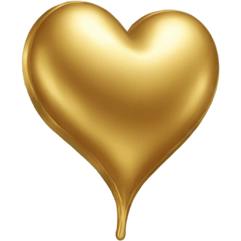 gold heart emoji