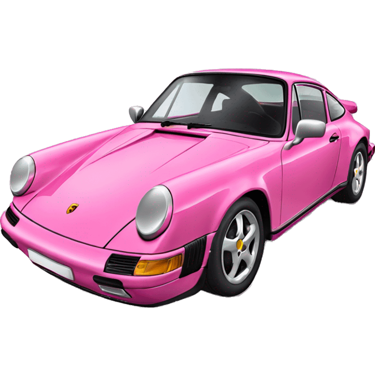 pink porsche 911 emoji