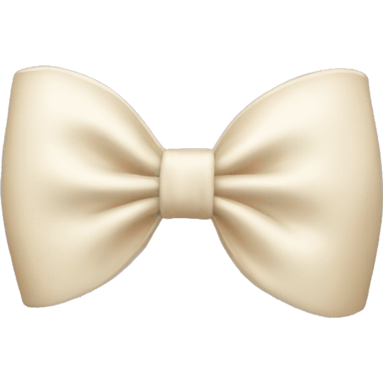 cream bow emoji