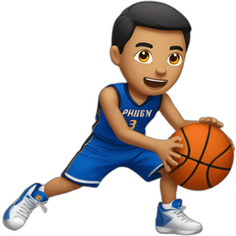 pinoy playing basketball emoji