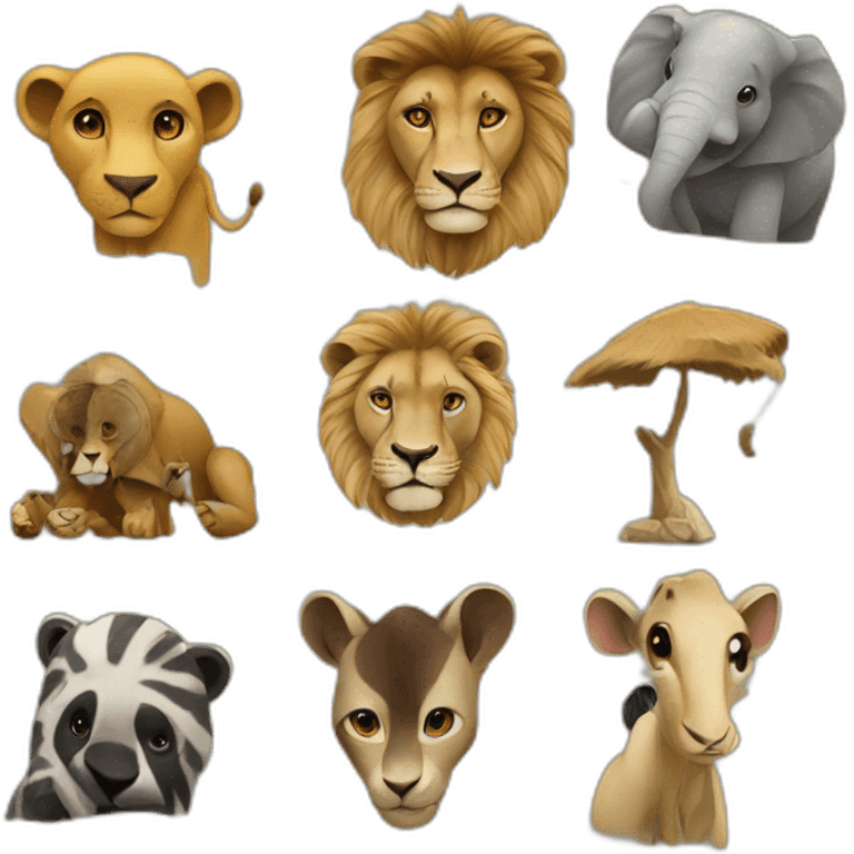 A safari but it’s animals watching humans emoji