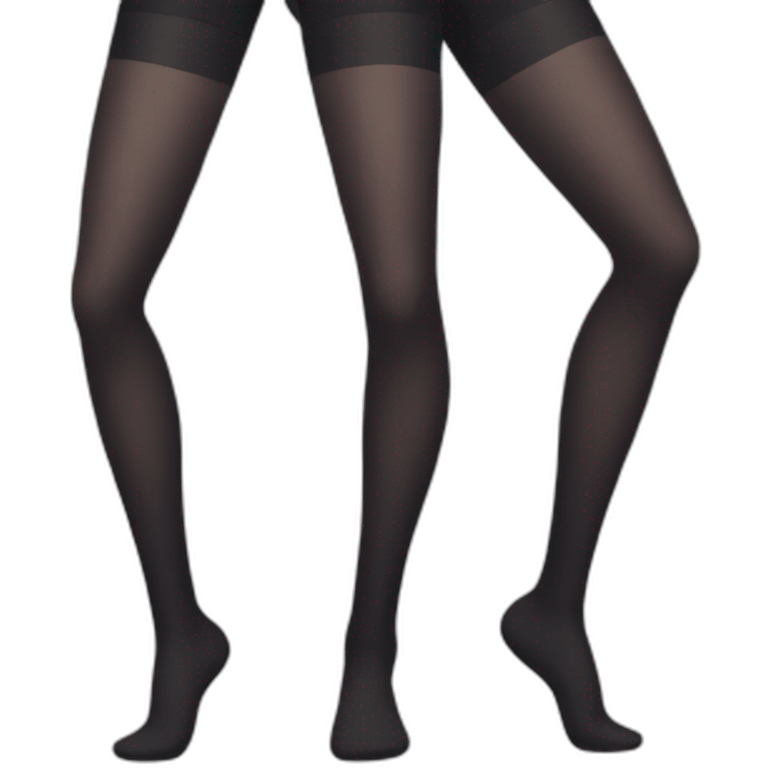 Woman legs in tights emoji