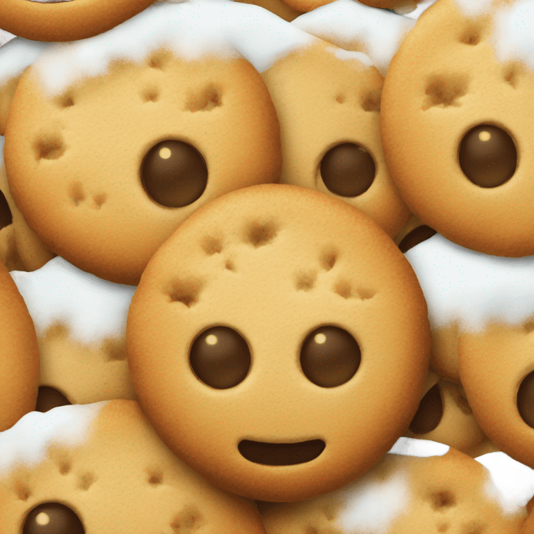 Cookies snow nose emoji