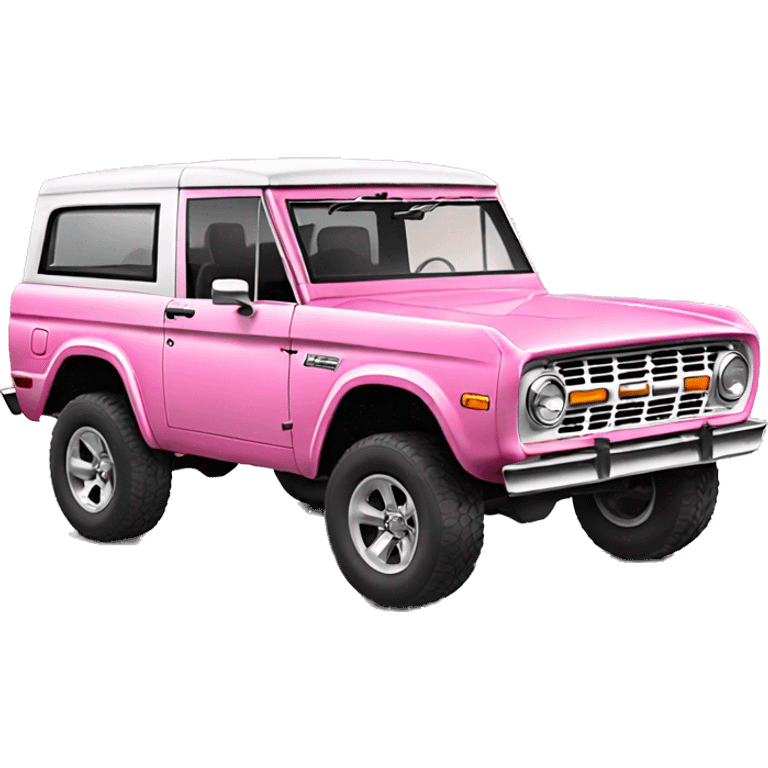 Pink ford bronco emoji