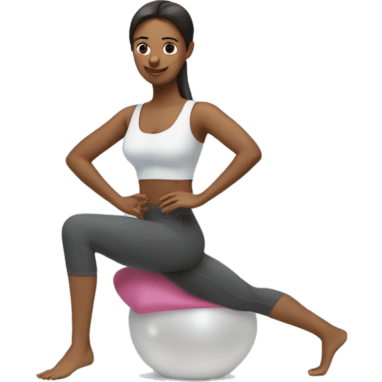 Pilates girl emoji