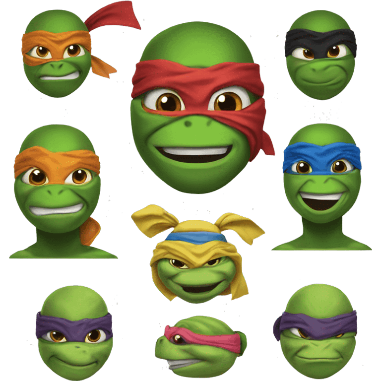  Teenage Mutant Ninja Turtles emoji