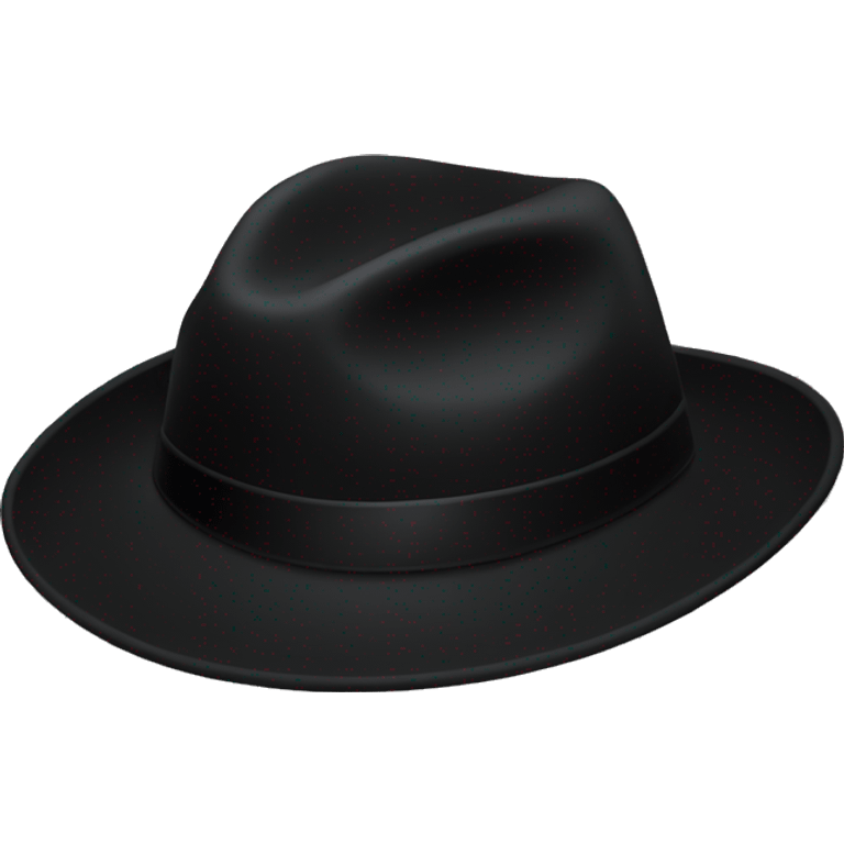 black hat,man emoji