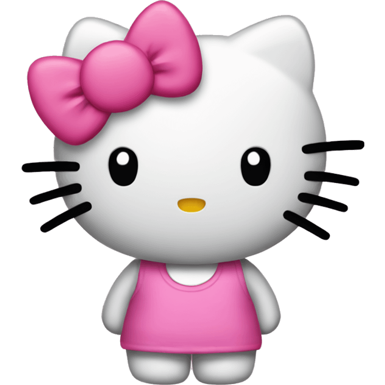 Hello kitty with big butt emoji