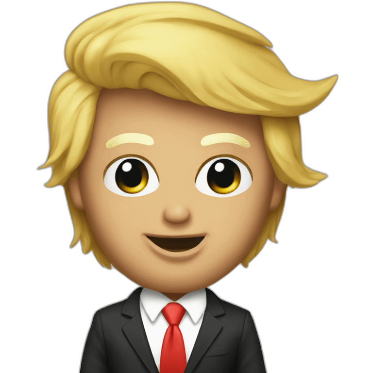 donald trump as a sfw stripper emoji