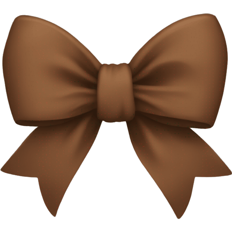 Brown bow emoji