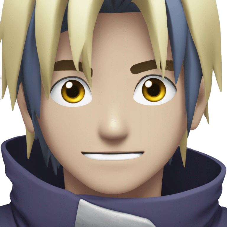 Sasuke Uchiha with Rinnegan eyes emoji