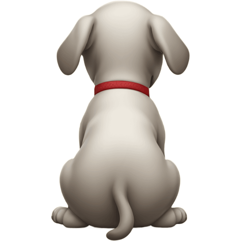  Dog with a butt emoji