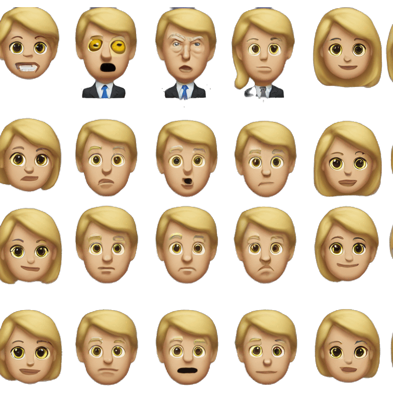 Donald Trump can’t believe it emoji