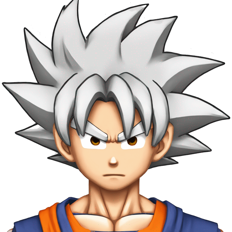 Goku ultra instincs from fragon ball super emoji