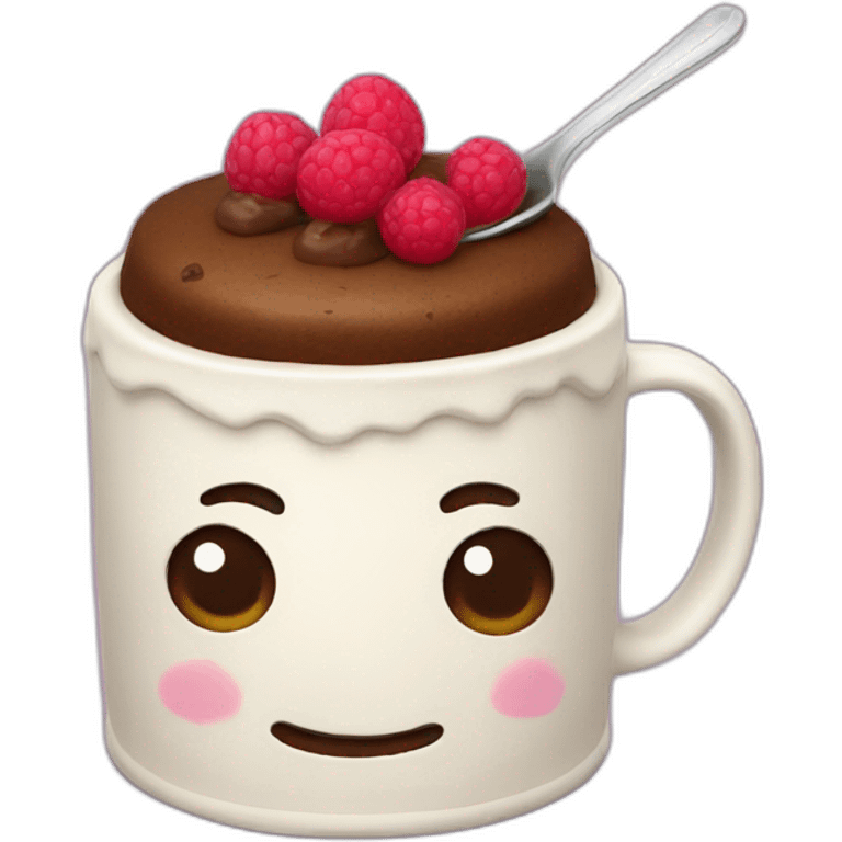 Mug cake emoji