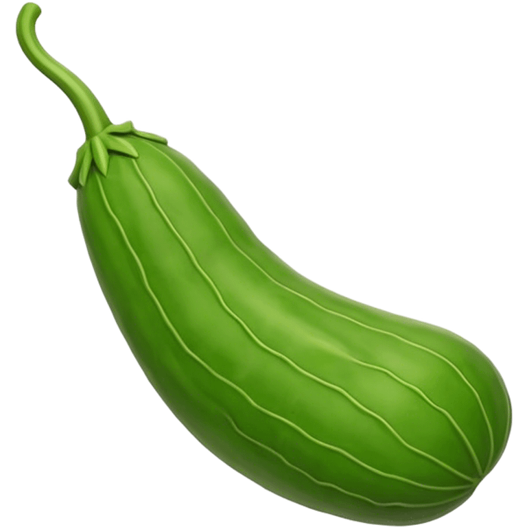 A long bitter gourd emoji