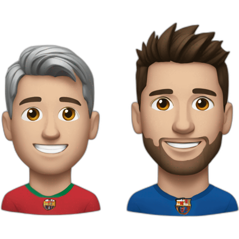 Cr7 et messi emoji