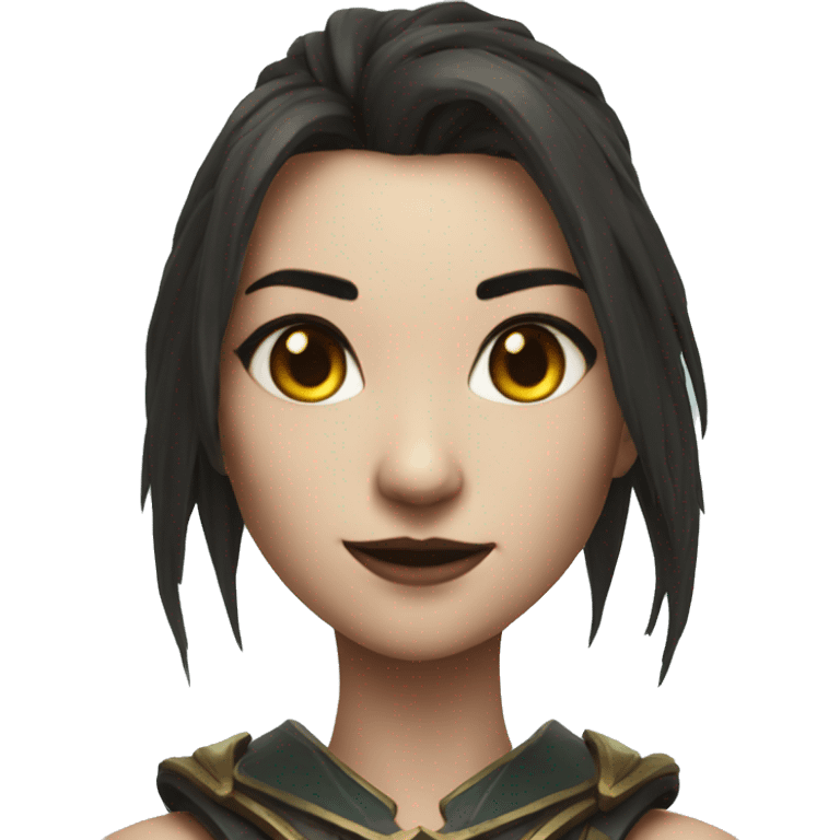 3D kalista portrait realistic emoji