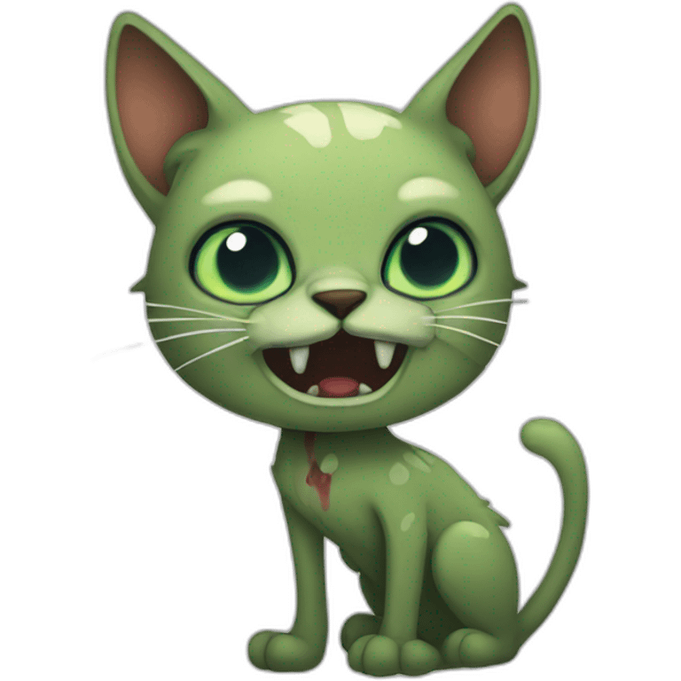 zombie cat emoji