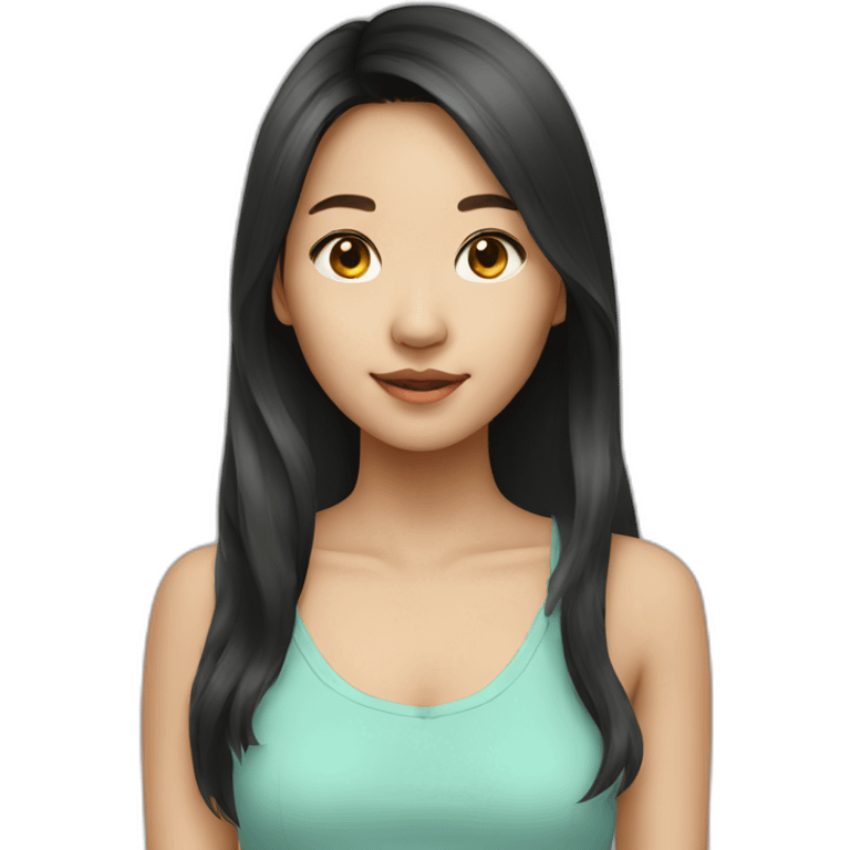 Pretty Asian Teenager emoji