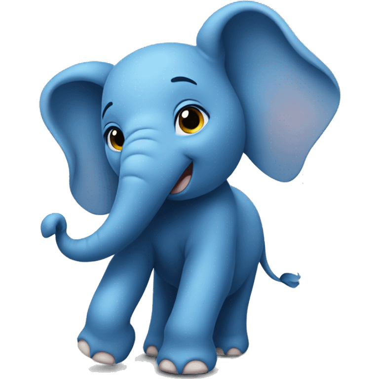 Little Blue Elephant emoji