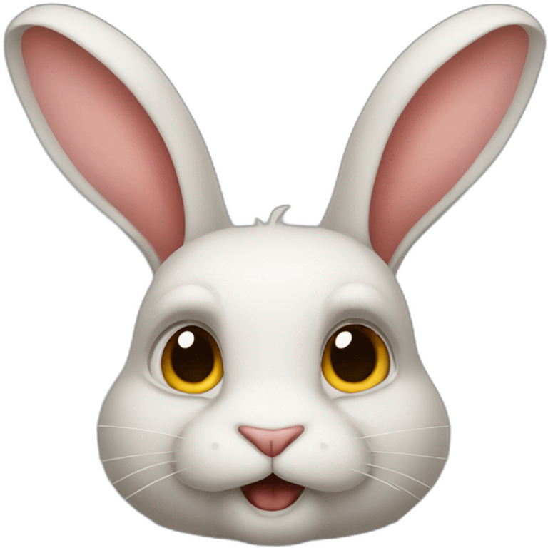 Rabbit giga chad emoji