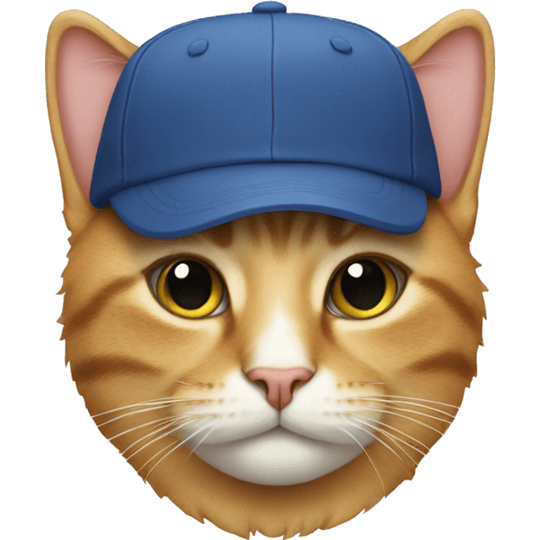 cat with a cap emoji