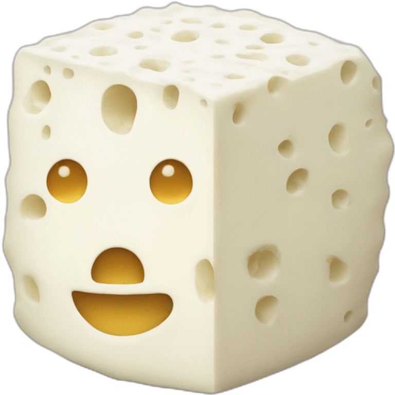 white cheese ball emoji