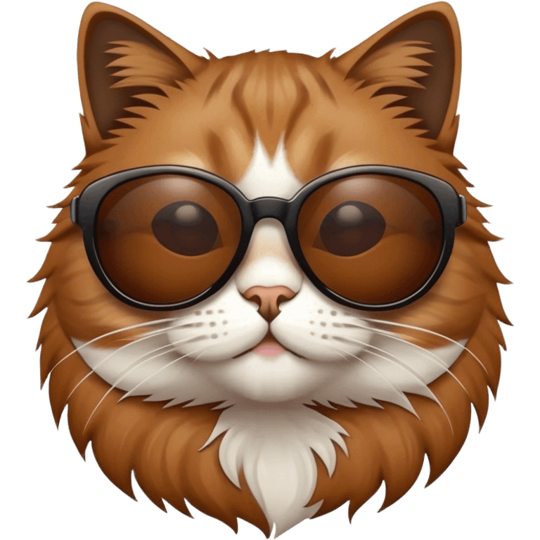 Cat wearing sunglasses emoji