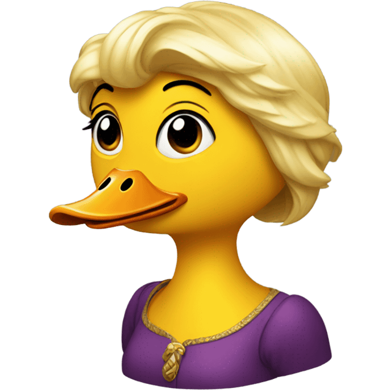 Diane as a duck emoji