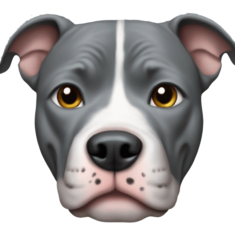 Grey pitbull  emoji