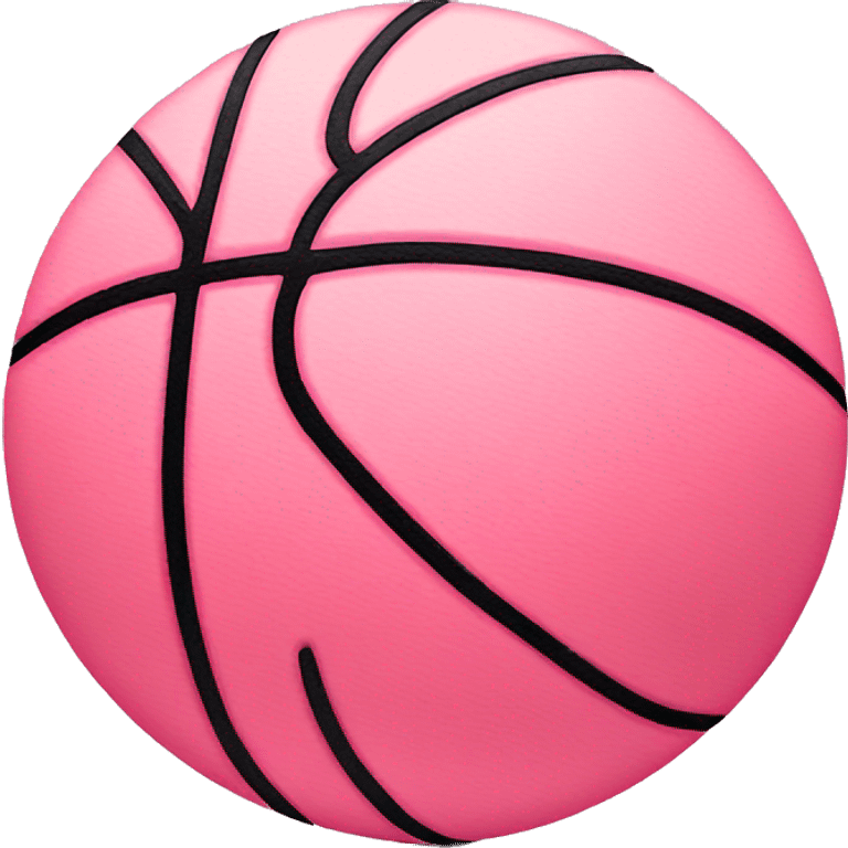 Pink basketball  emoji