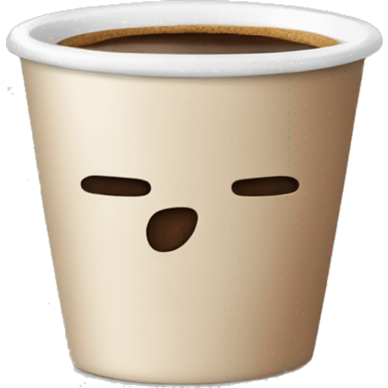 mini cup of coffee emoji