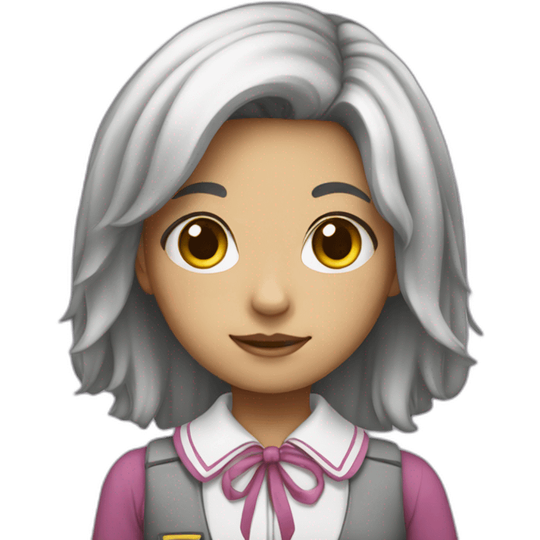 Schoolgirl custume emoji