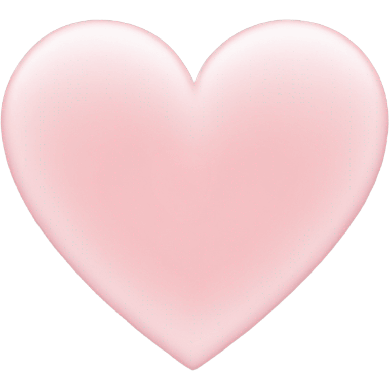 pastel pink heart emoji