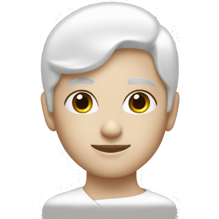 White go rl doing skincare  emoji