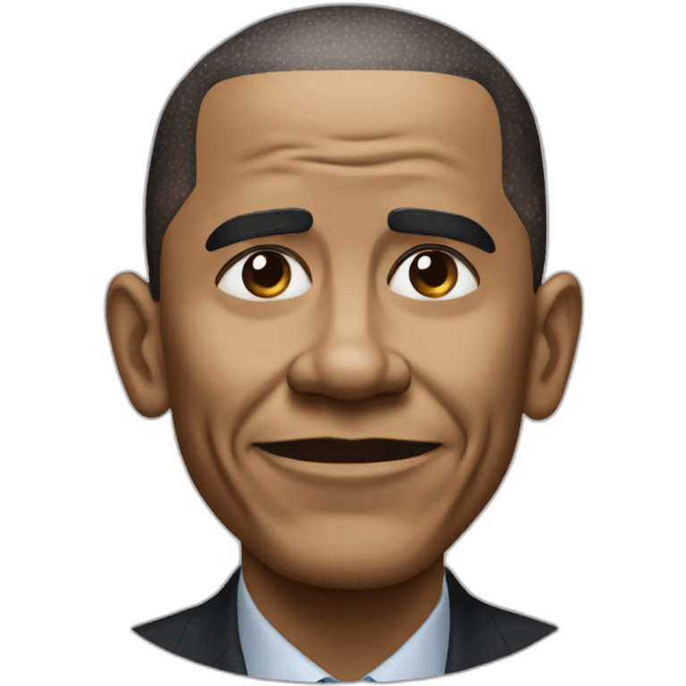 Obama triangle emoji