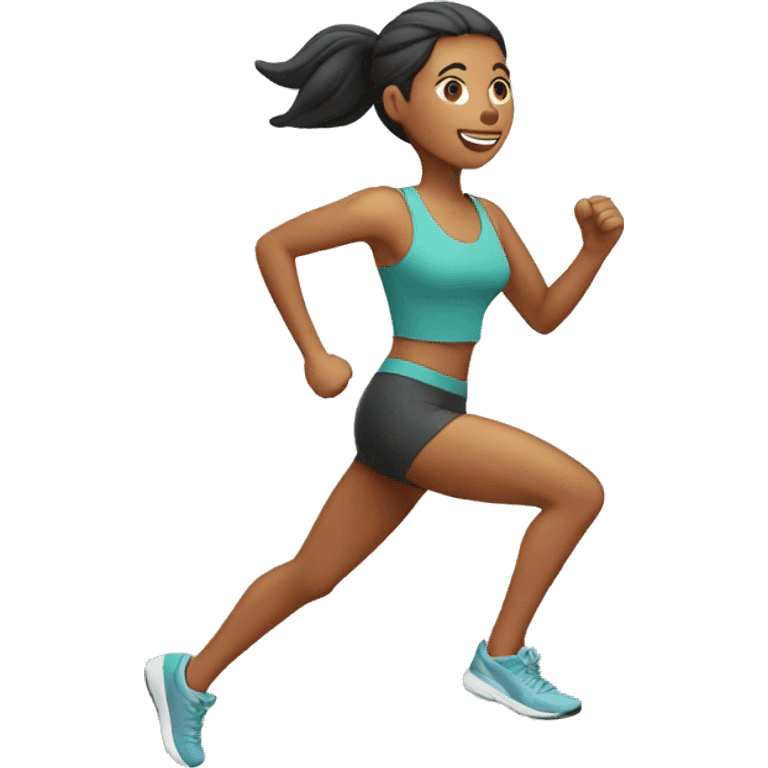 woman running emoji