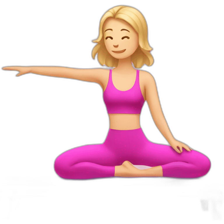 Pink Pilates emoji