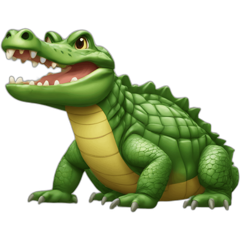 Crocodile-tortue emoji