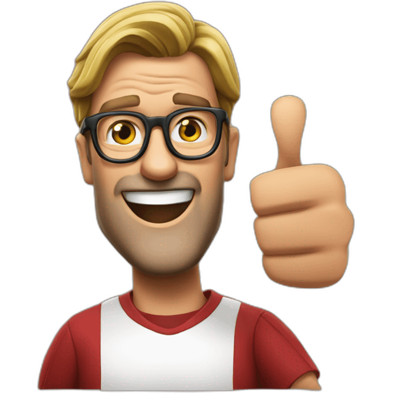 jurgen klopp thumb up emoji