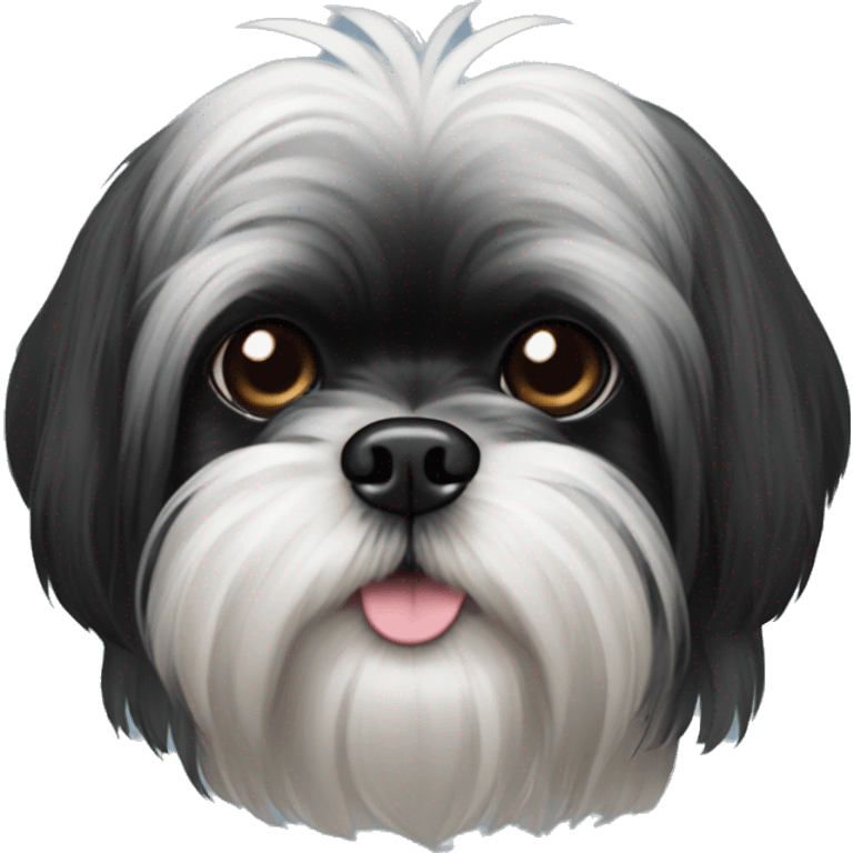 black shihtzu emoji