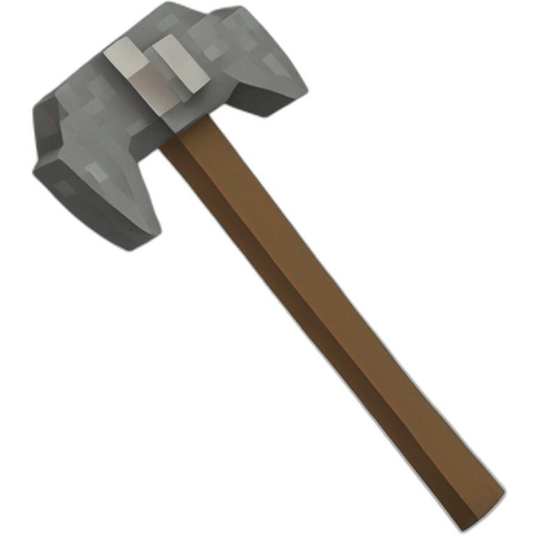 minecraft pickaxe emoji