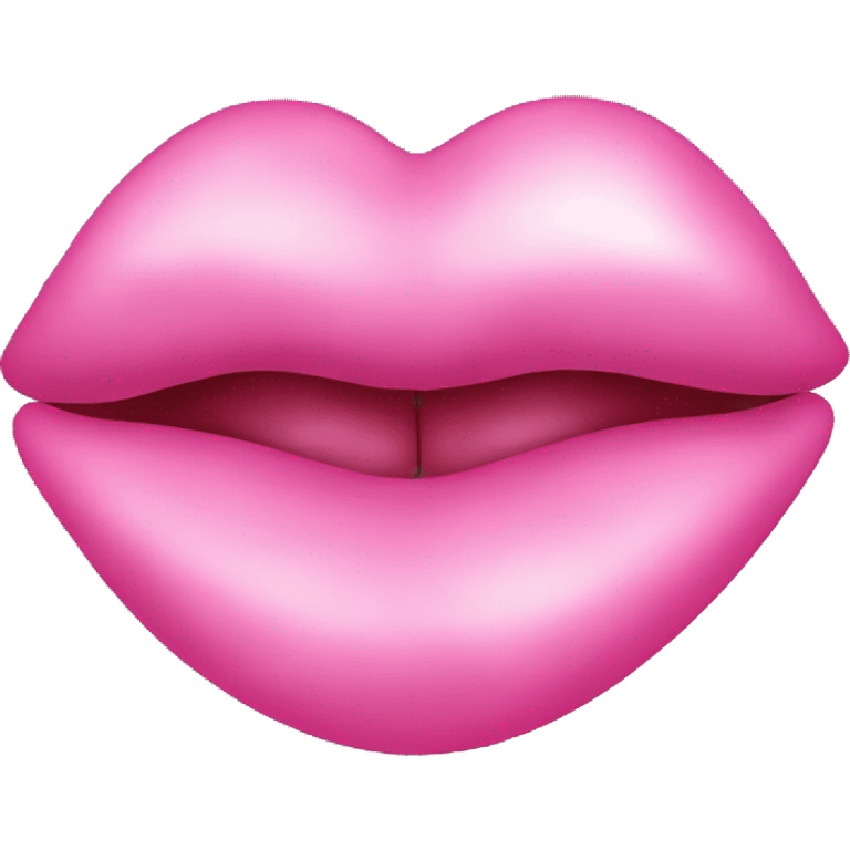 pink kiss emoji