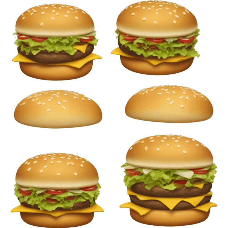 Big Mac McDonald’s emoji