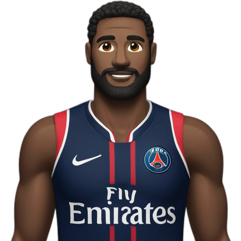 Maes barbe maillot psg emoji